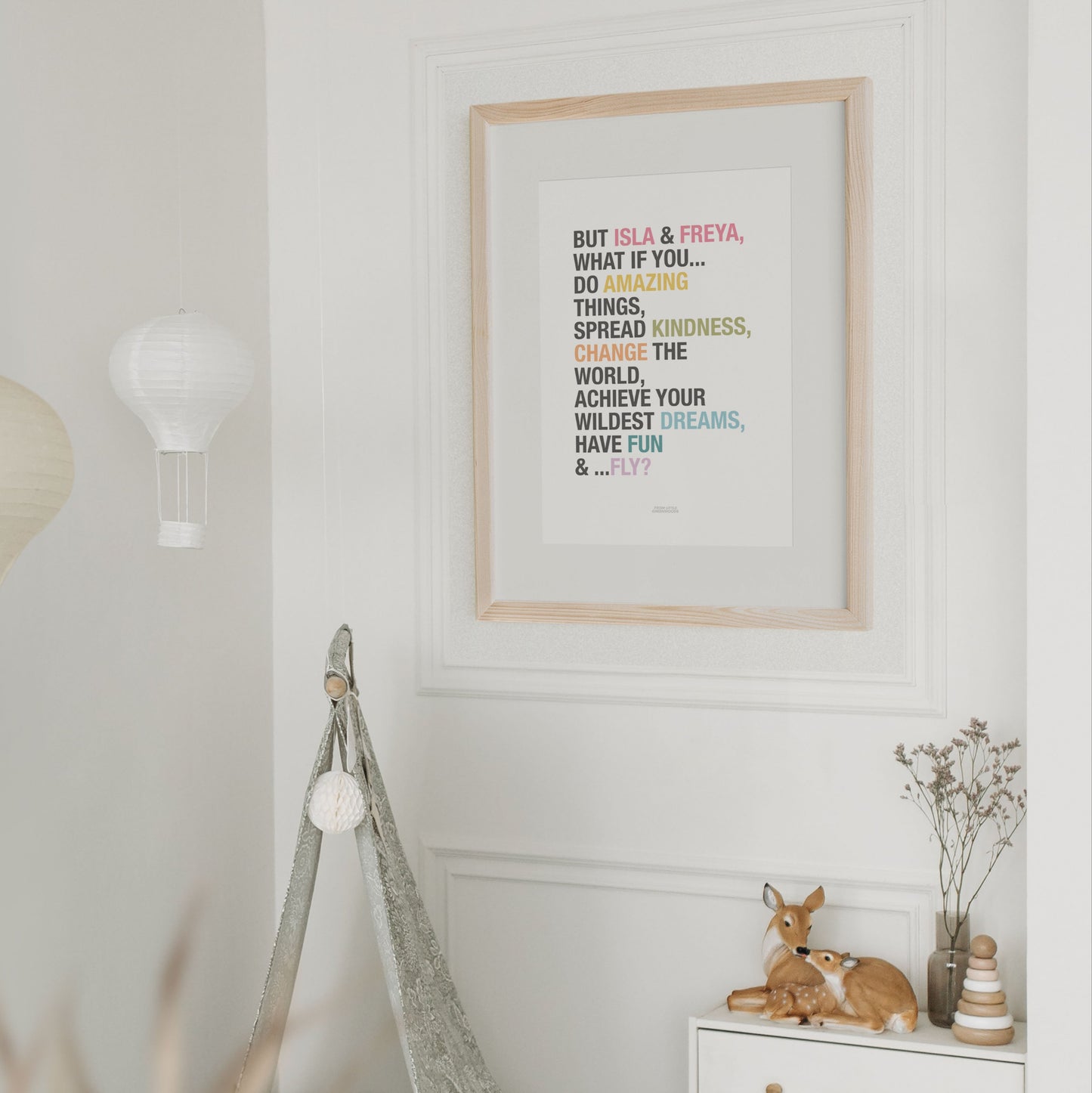But What if You Fly Girl's Positive Affirmations Print