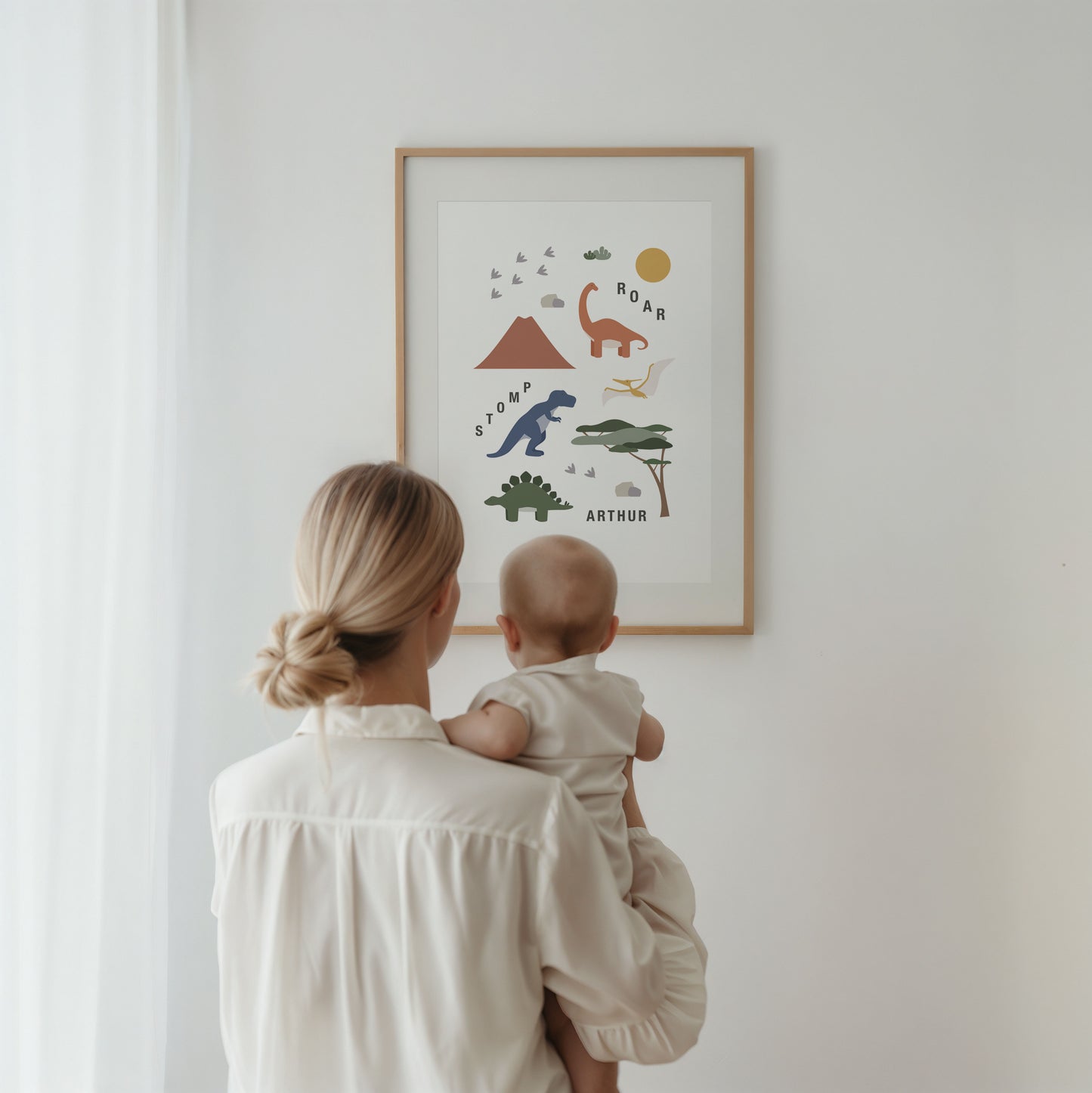 Personalised Dinosaur Print