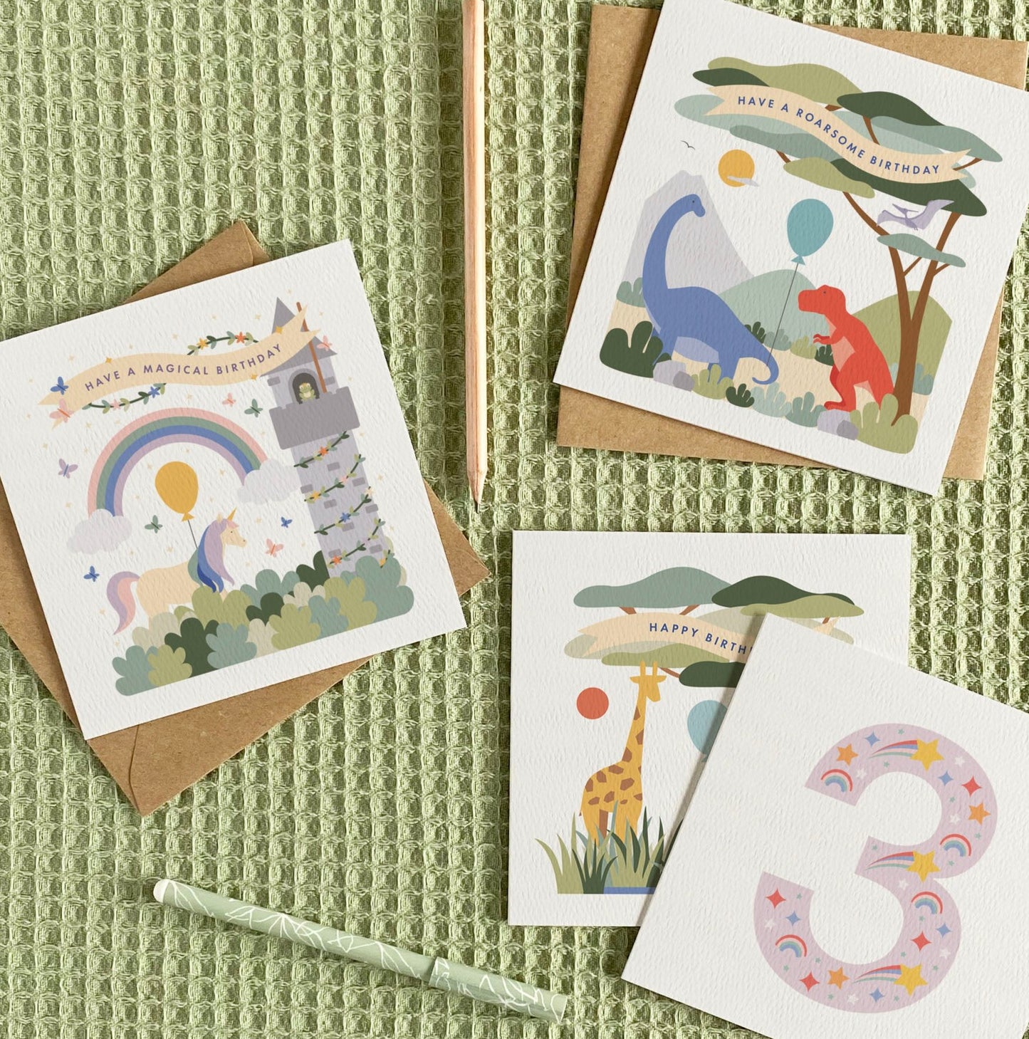 Girl's Fairytale Princess Birthday Card