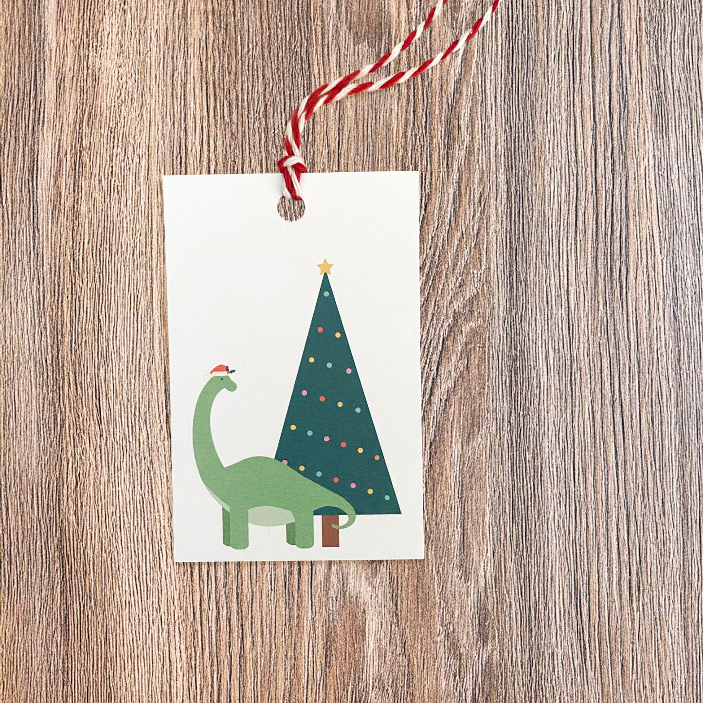 Festive Dinosaur Christmas Wrapping Paper