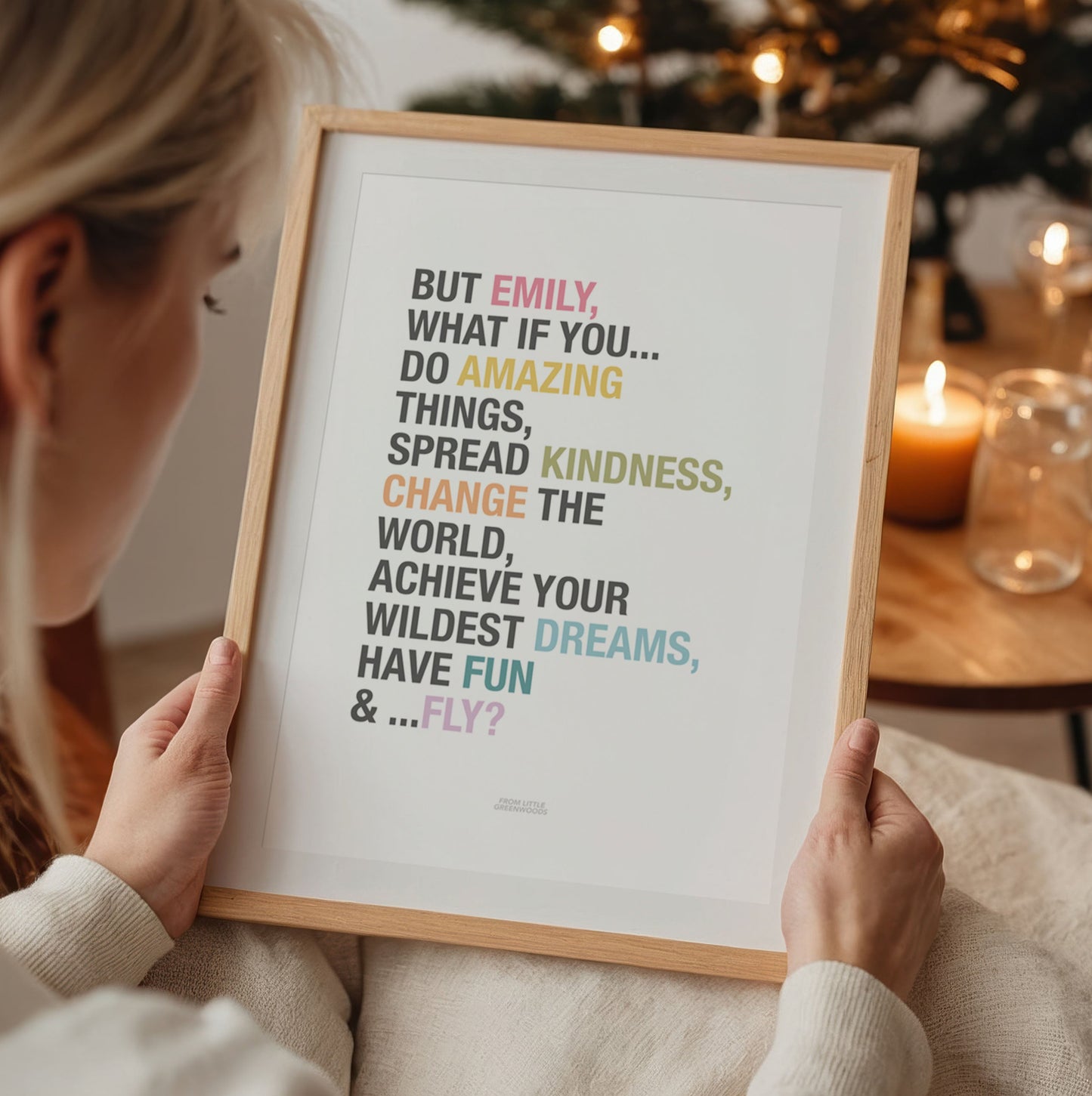 But What if You Fly Girl's Positive Affirmations Print