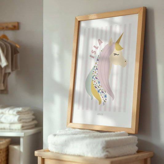 Personalised Unicorn Print
