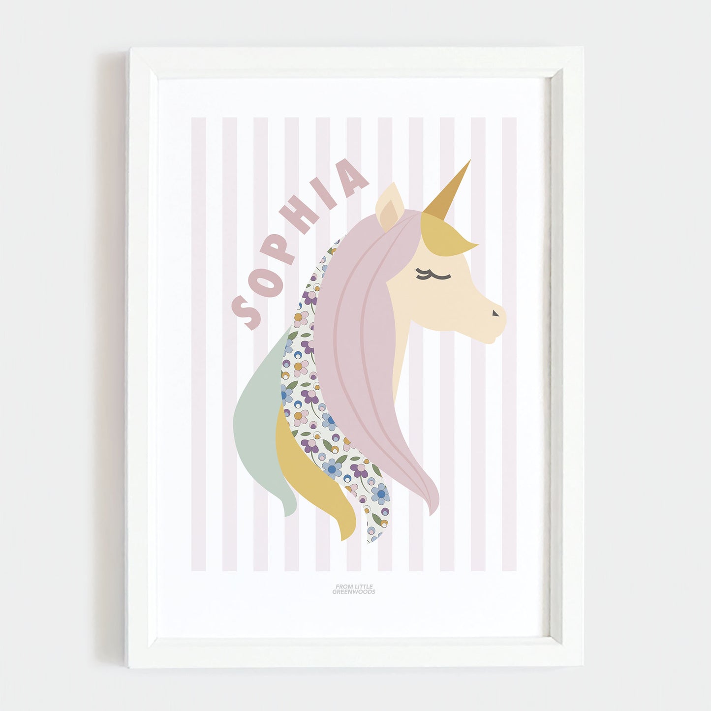 Personalised Unicorn Print