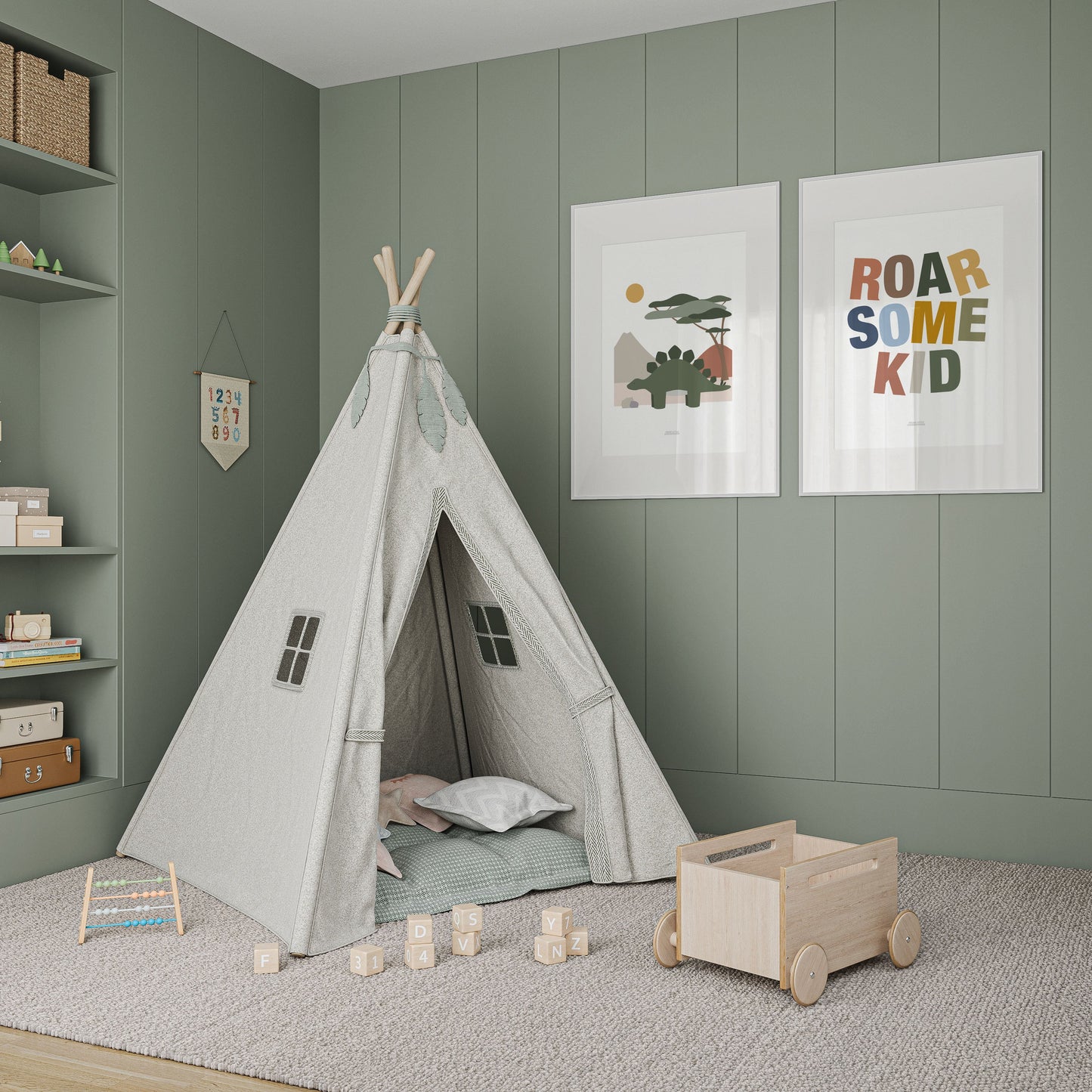 Roarsome Kid Print