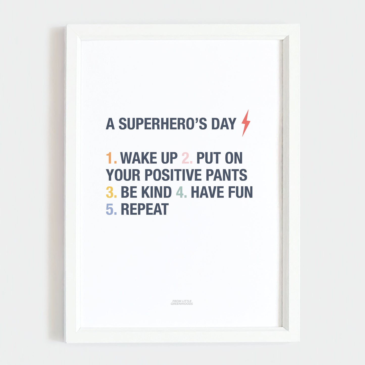 Superhero's Day Print