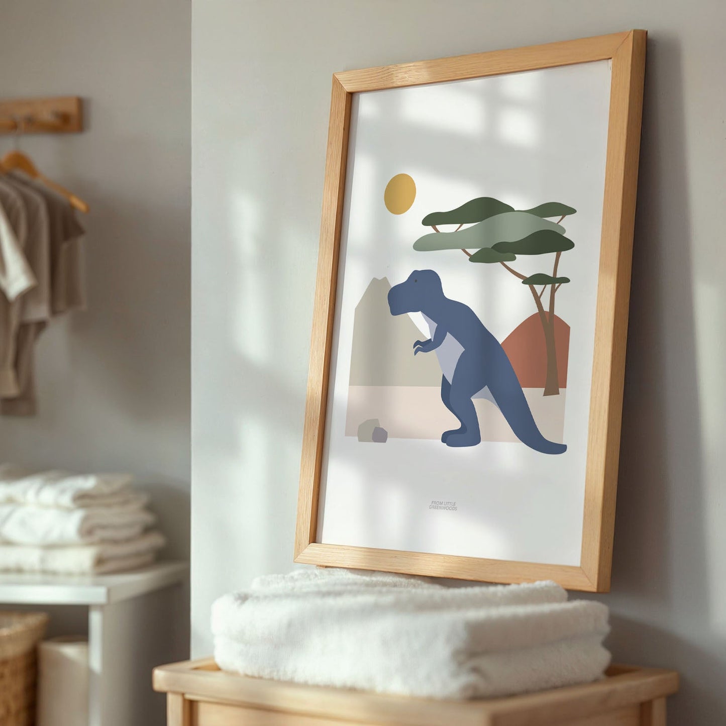 T-Rex Dinosaur Print