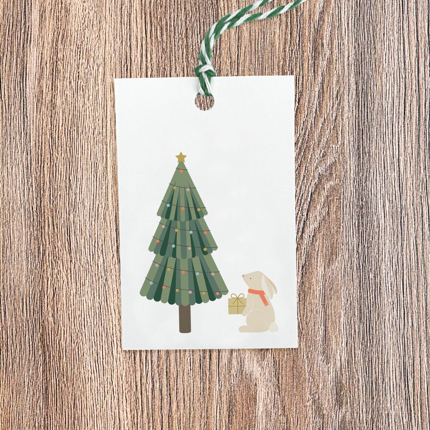 Winter Woodland Christmas Gift Tag