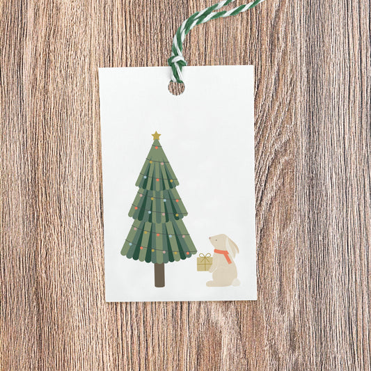 Winter Woodland Christmas Gift Tag