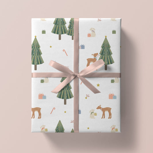 Winter Woodland Christmas Wrapping Paper