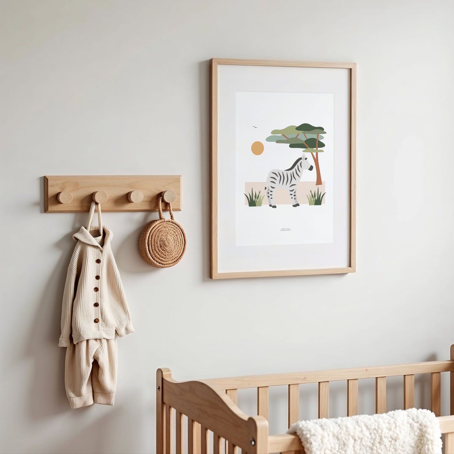 Children's Zebra Safari Print