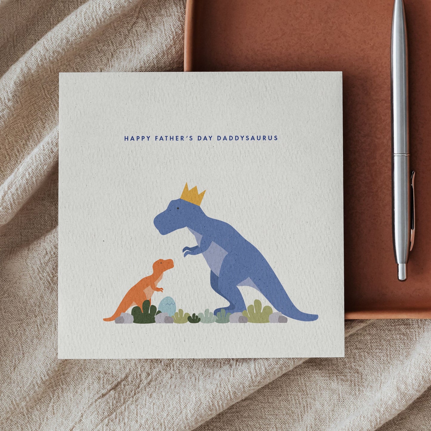 Custom Dinosaur Father's Day Card
