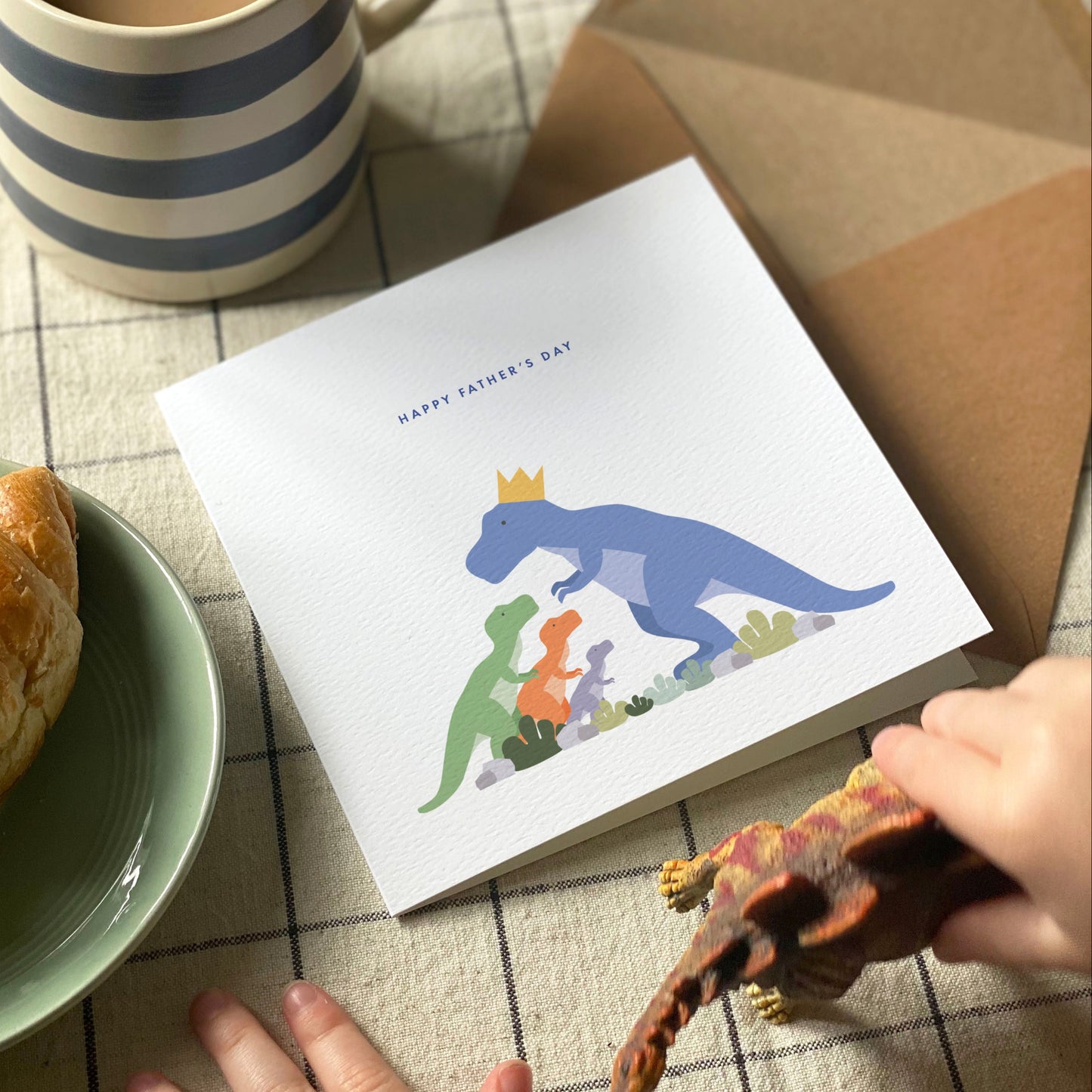 Custom Dinosaur Father's Day Card