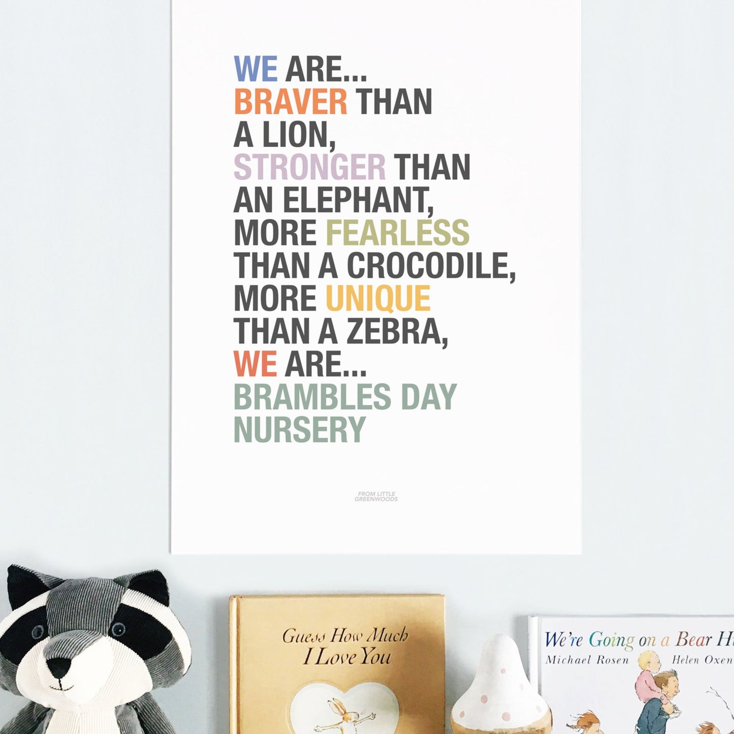 Personalised Classroom Affirmation Poster & Teacher End of Year Gift