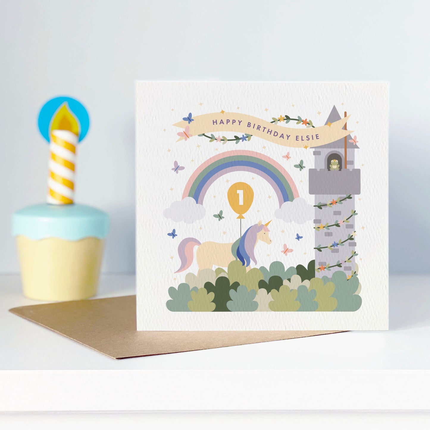 Girl's Fairytale Princess Birthday Card