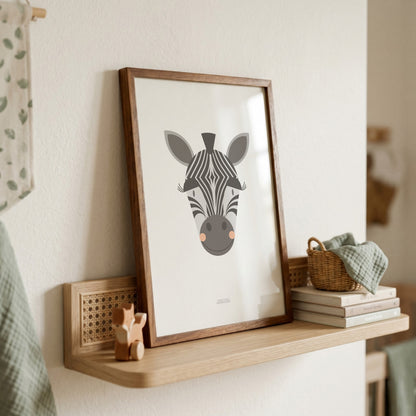 Personalised Children's Zebra Print