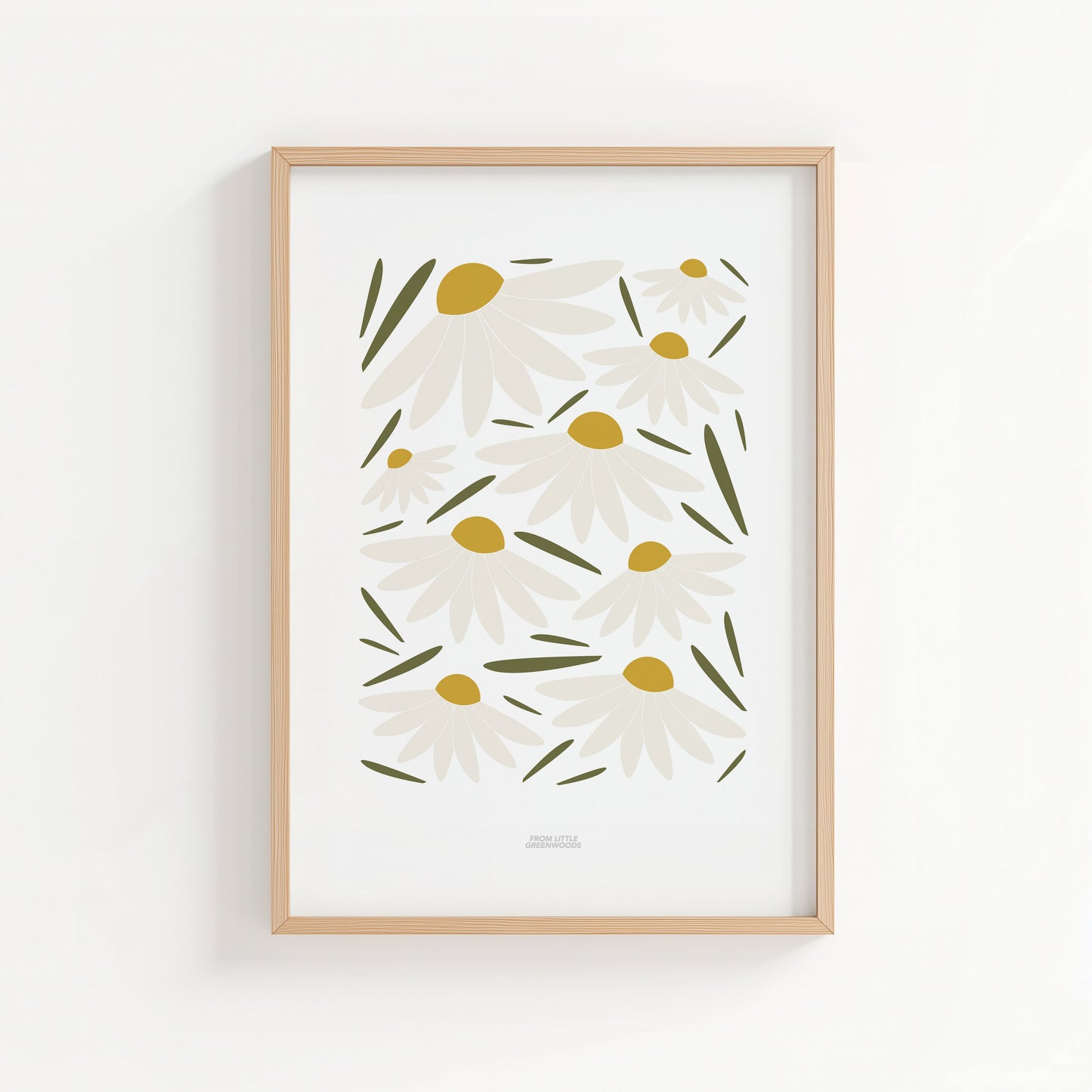 Daisy Flowers Print
