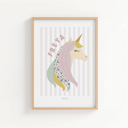 Personalised Unicorn Print