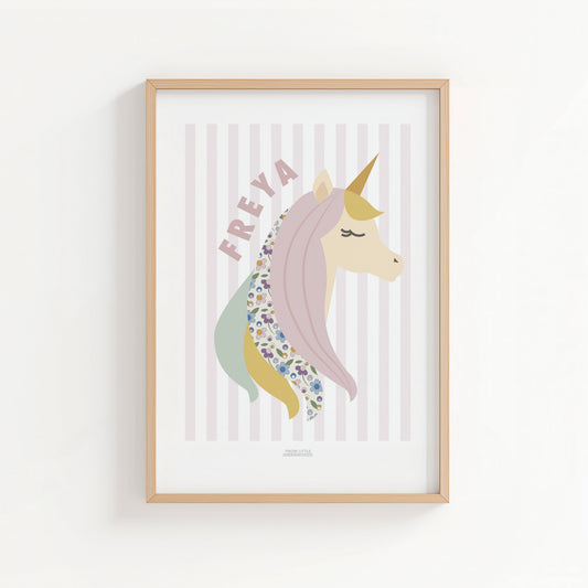 Personalised Unicorn Print