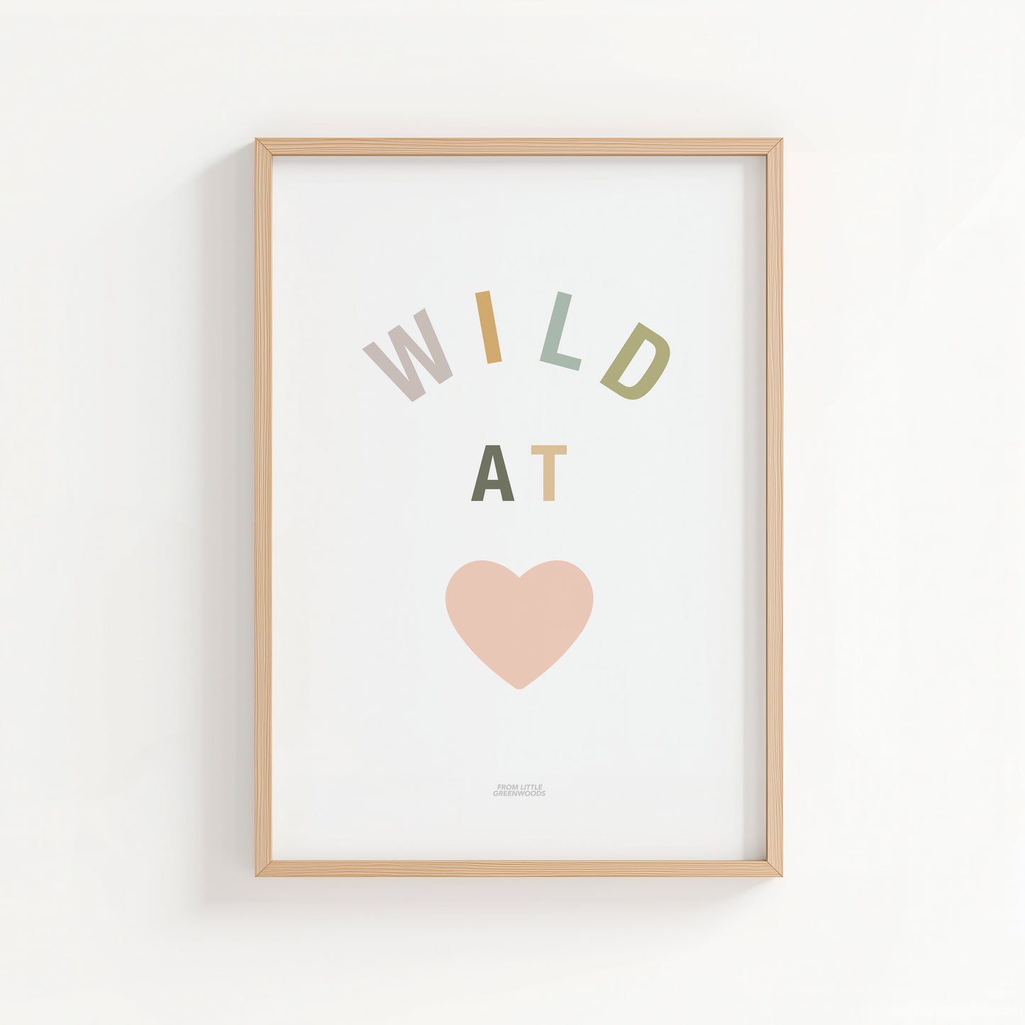 Wild at Heart Safari Print - Pink