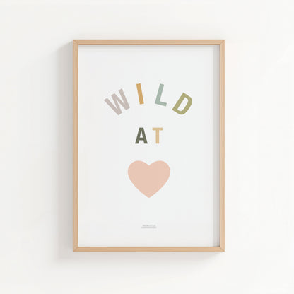 Wild at Heart Safari Print - Pink