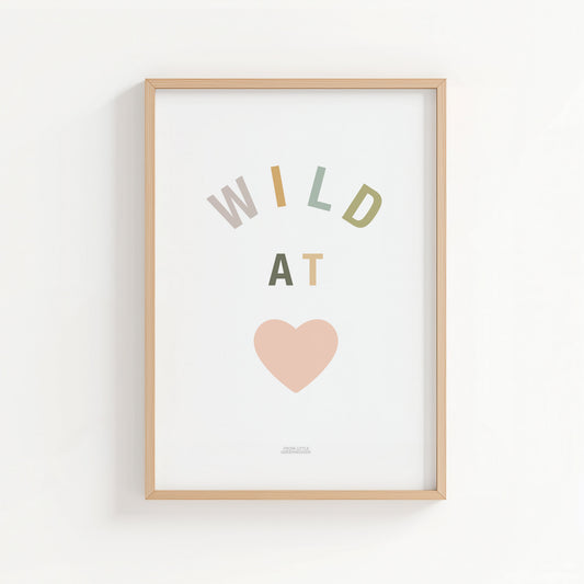Wild at Heart Safari Print - Pink