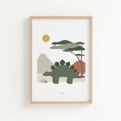 Stegosaurus Print