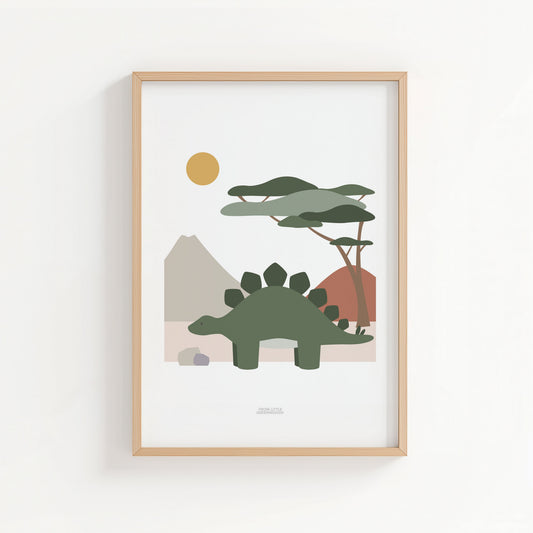 Stegosaurus Print