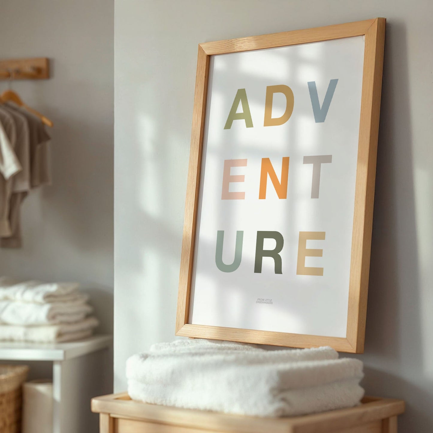 Kid's Safari Adventure Word Print