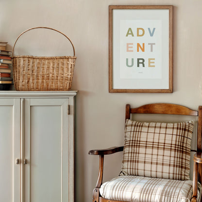 Kid's Safari Adventure Word Print