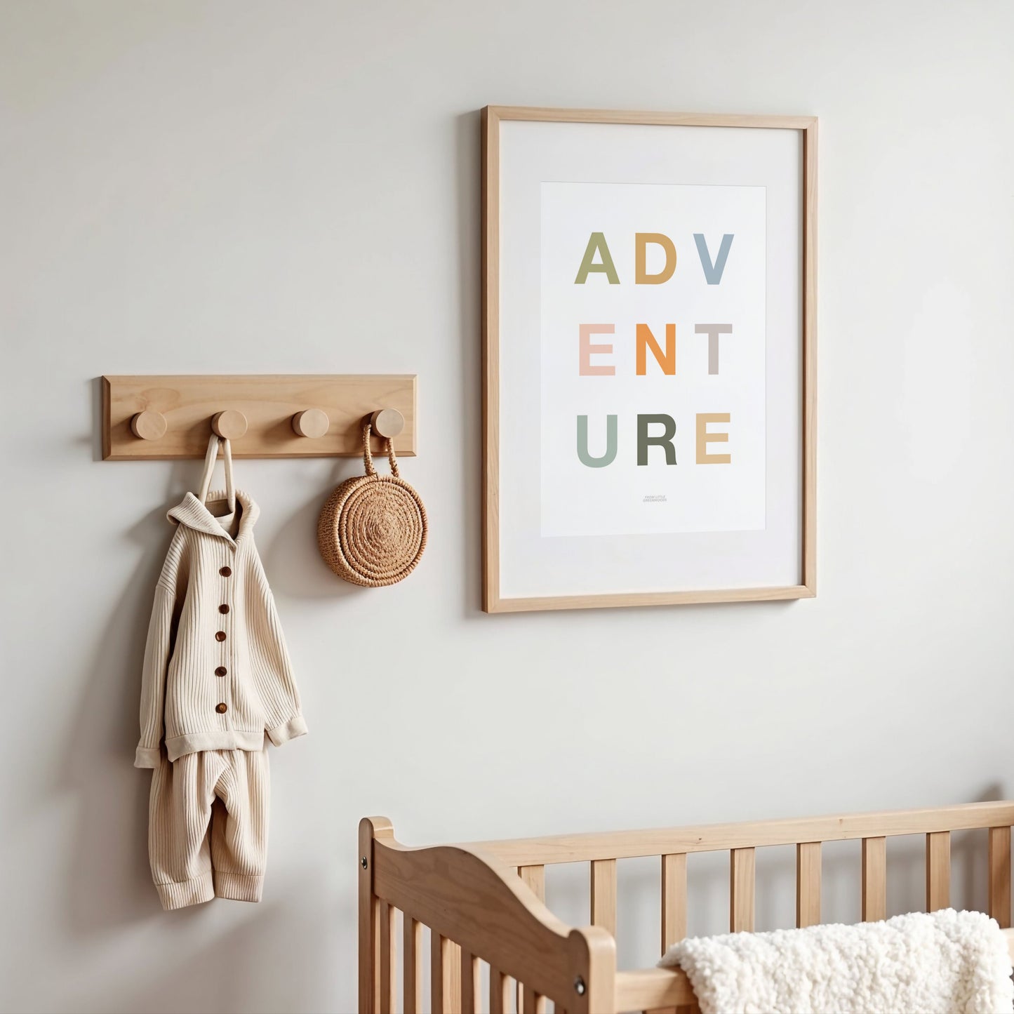 Kid's Safari Adventure Word Print