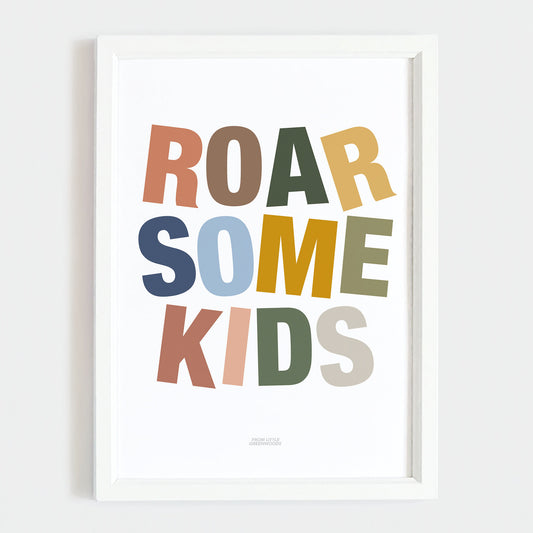 Roarsome Kids Print