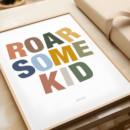 READY TO POST - A4 Roarsome Kid Print