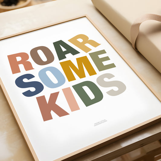 READY TO POST - A5 Roarsome Kid Print