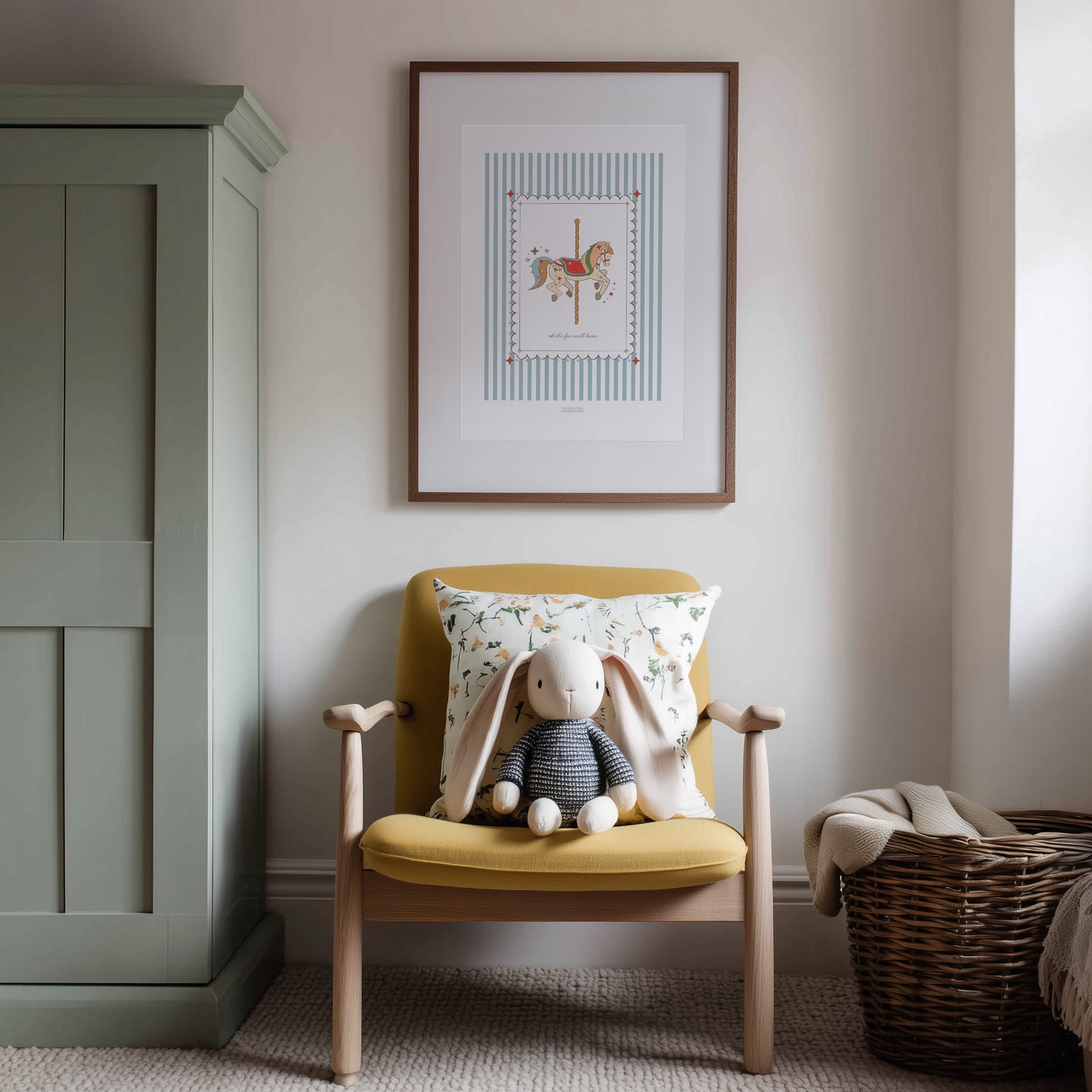 READY TO POST - A5 Funfair Carousel Print