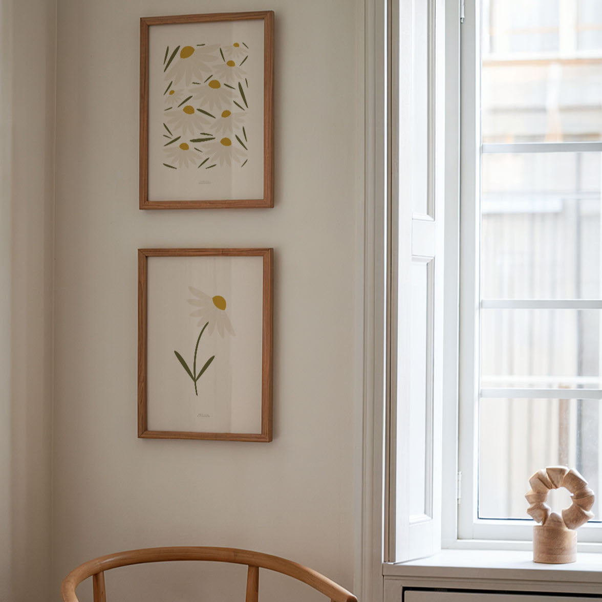 Single Stem Daisy Print