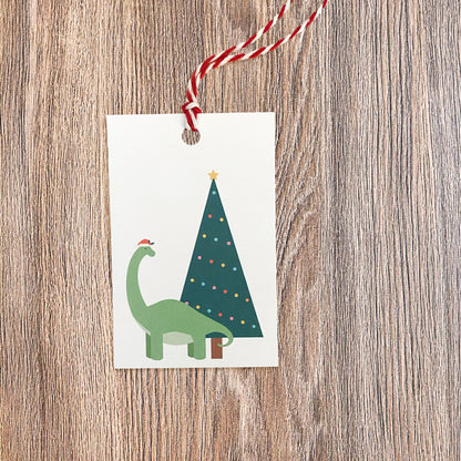 Festive Dinosaur Christmas Wrapping Paper