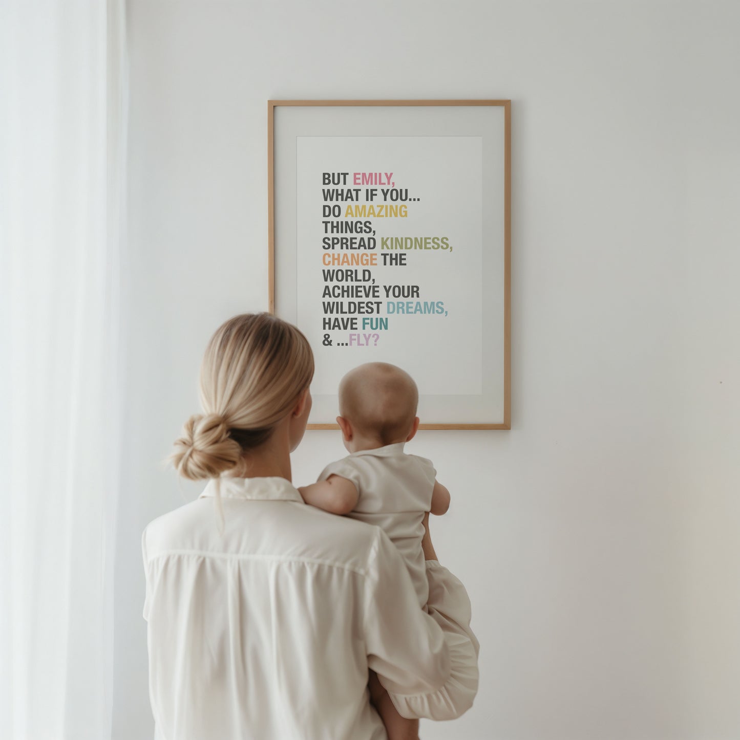 But What if You Fly Girl's Positive Affirmations Print