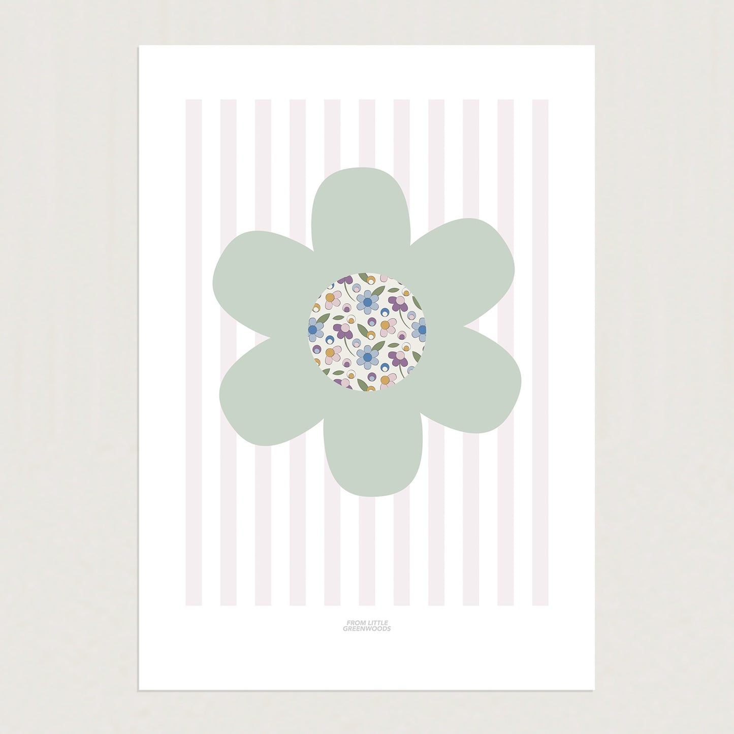 READY TO POST - A5 Ditsy Flower Print