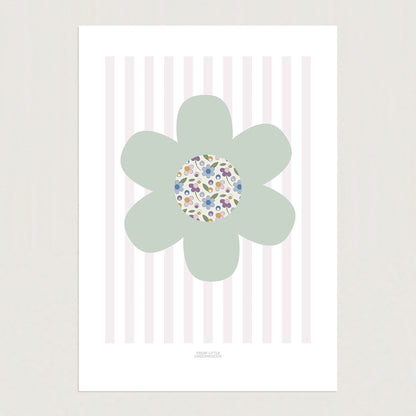 READY TO POST - A5 Ditsy Flower Print