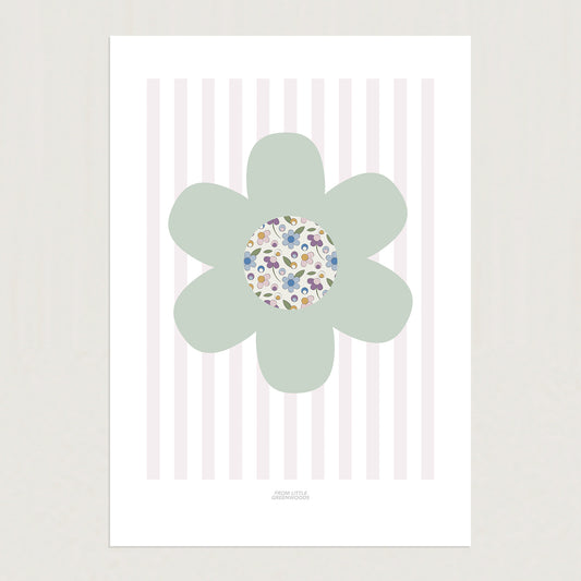 READY TO POST - A4 Ditsy Flower Print