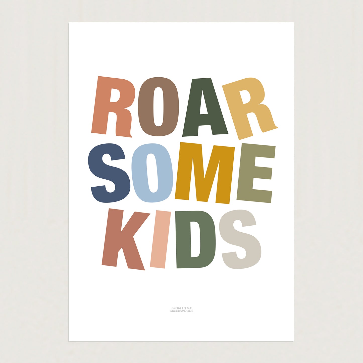 READY TO POST - A4 Roarsome Kid Print