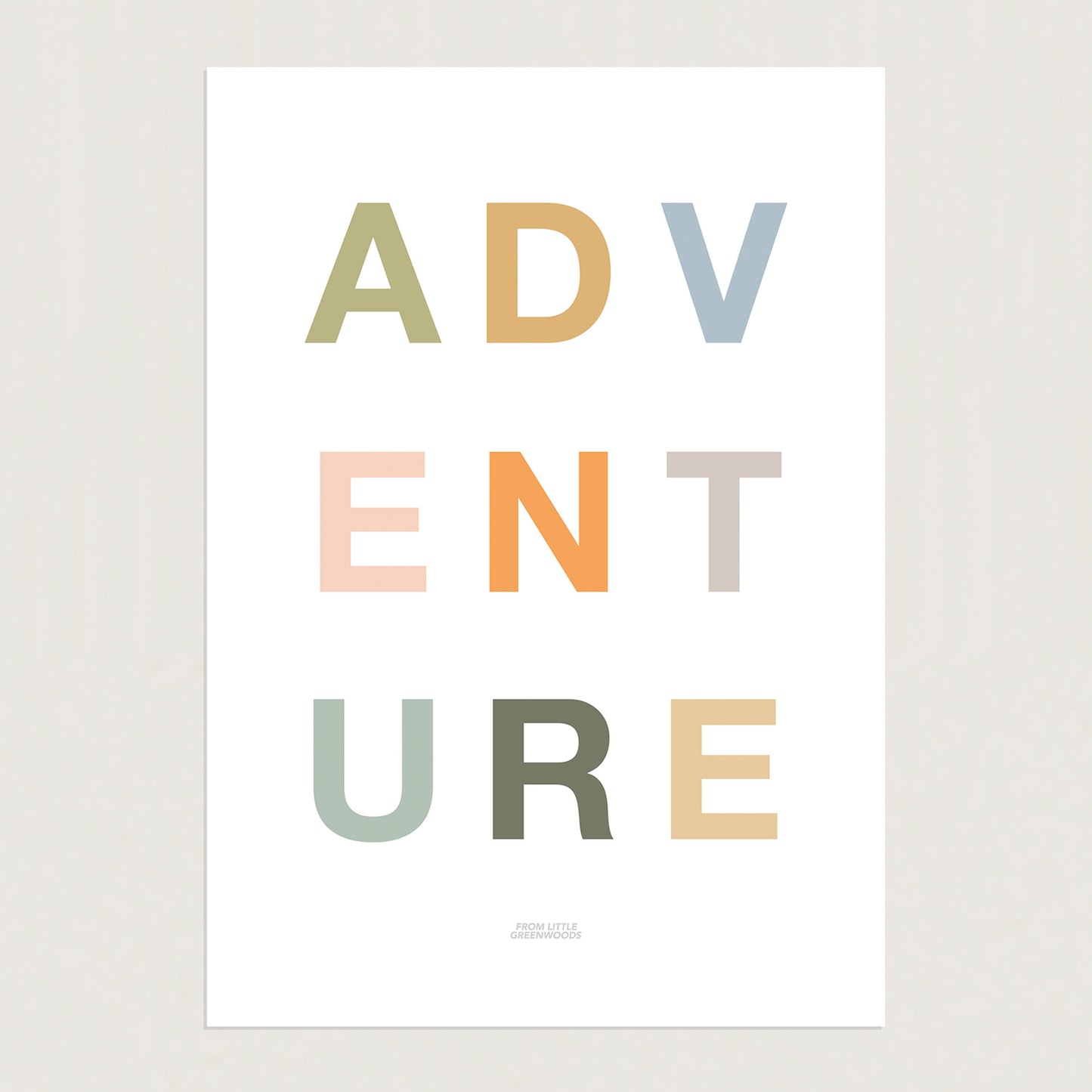 READY TO POST - A4 Safari Adventure Print