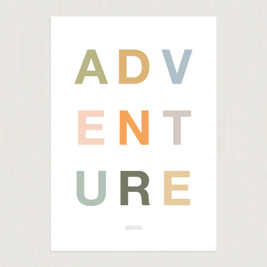 READY TO POST - A4 Safari Adventure Print