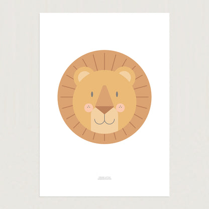 READY TO POST - A5 Lion Print