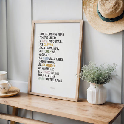 READY TO POST - A5 Princess Affirmations Print