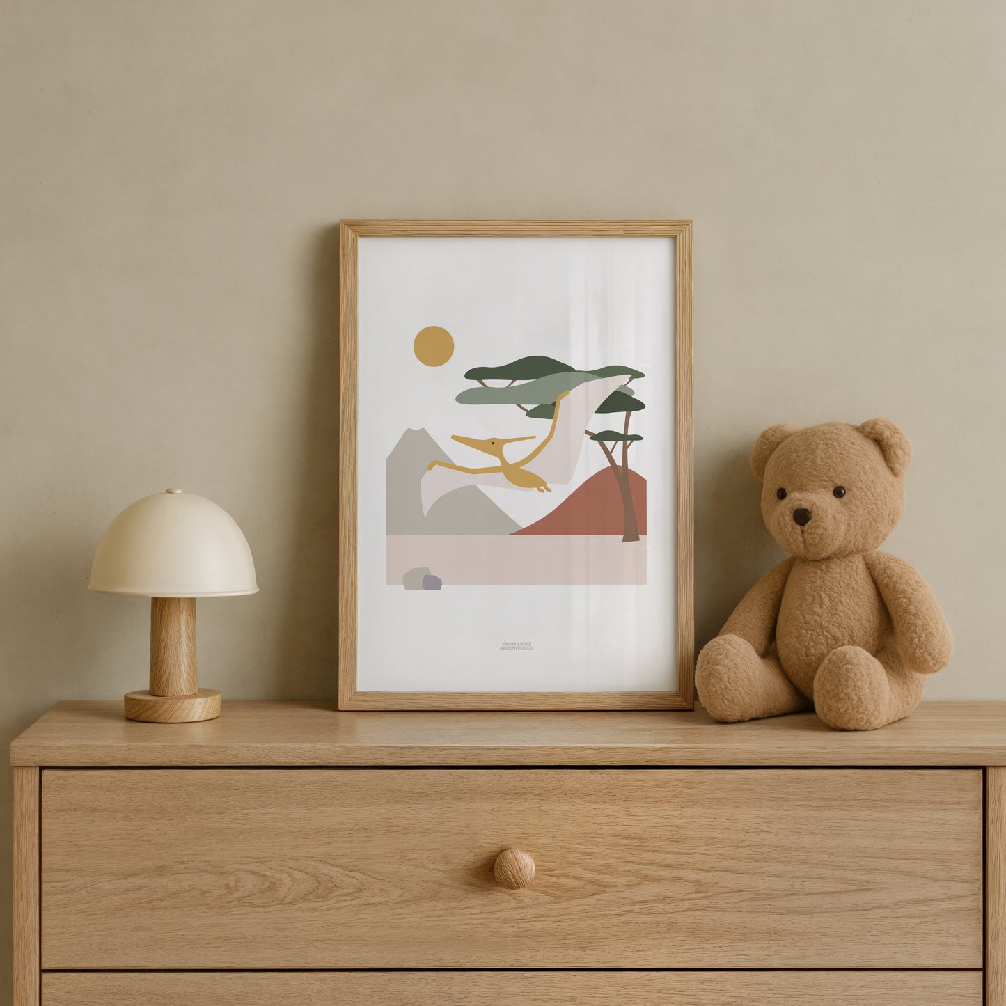 READY TO POST - A4 Pterodactyl Print