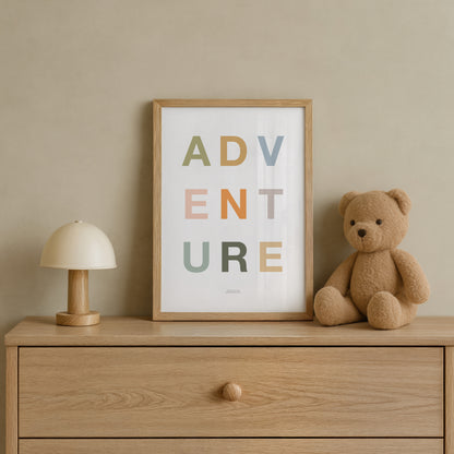 READY TO POST - A4 Safari Adventure Print