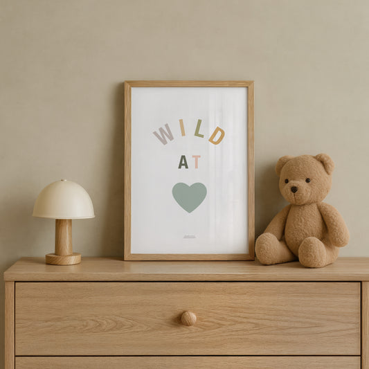 READY TO POST - A5 Wild at Heart Print