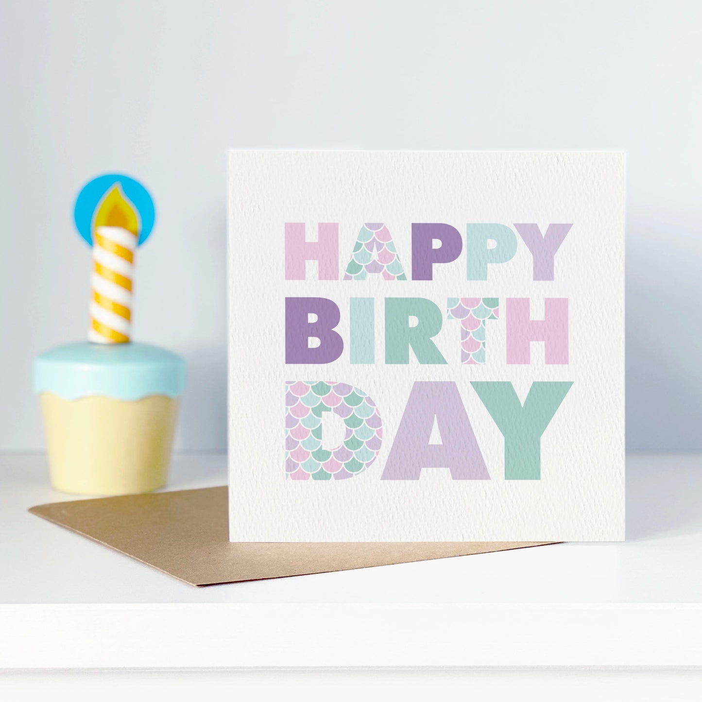 Girl's Mermaid Birthday Card