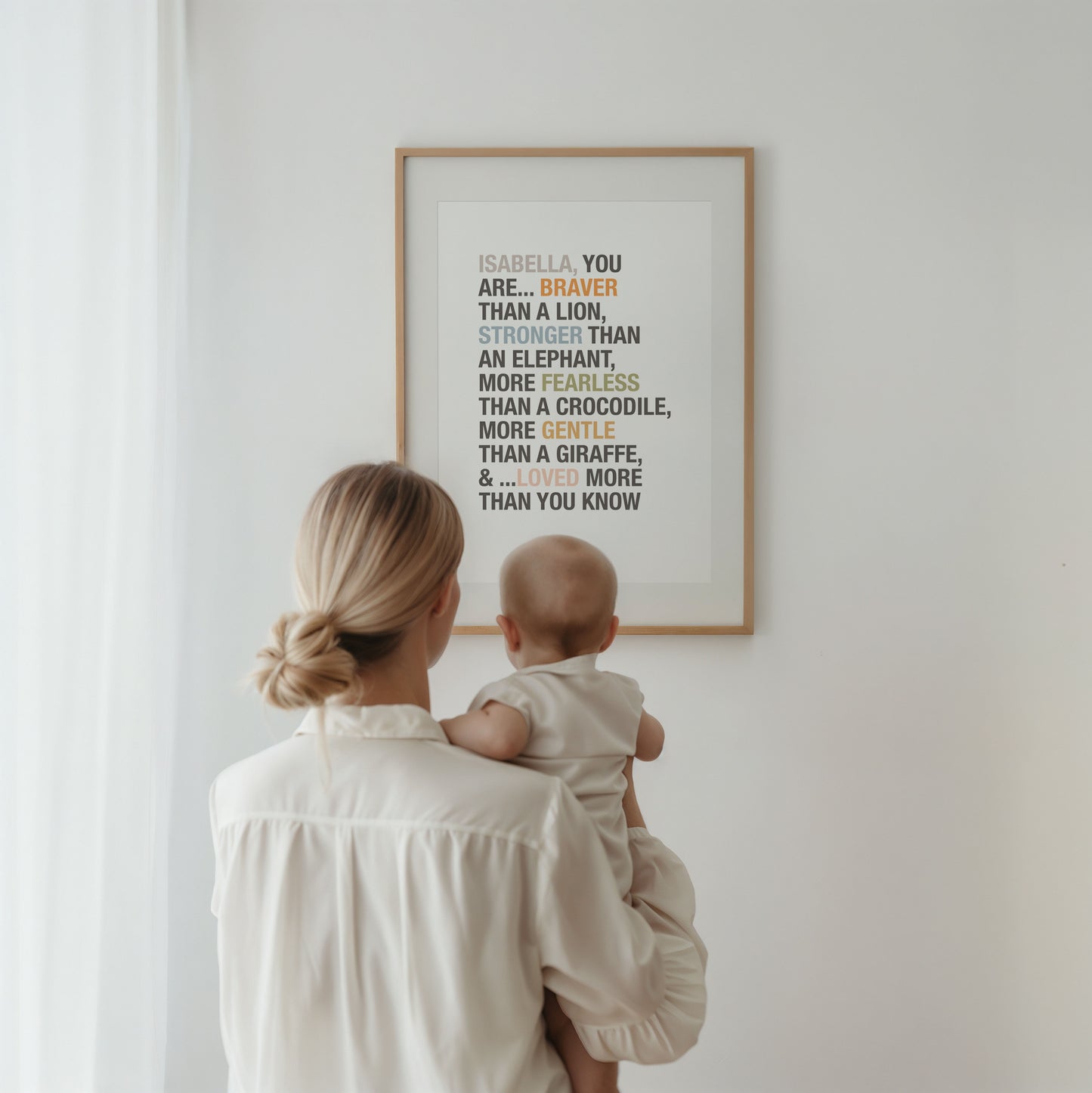 Personalised Safari Affirmations Print